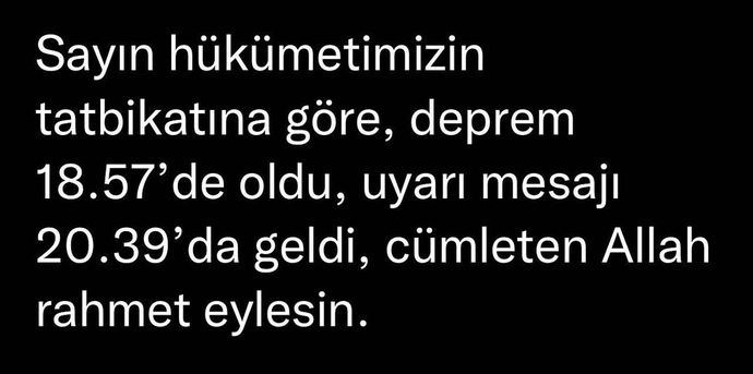 Dün akşamki deprem tatbikatı faydalı oldu mu sizin için?
