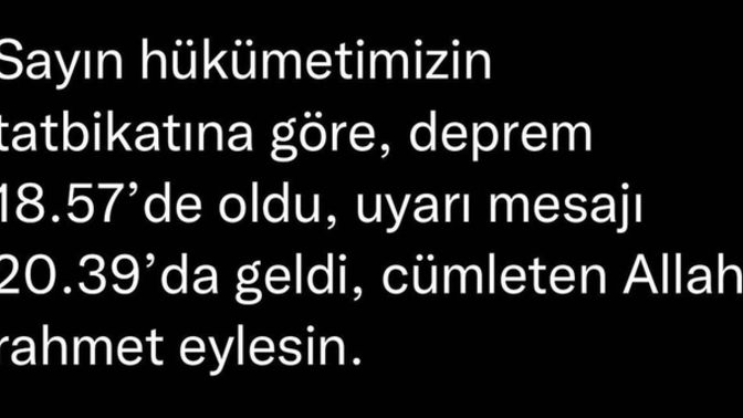 Dün akşamki deprem tatbikatı faydalı oldu mu sizin için?