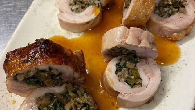 Chicken Roulade yaptım, nasıl olmuş sizce?