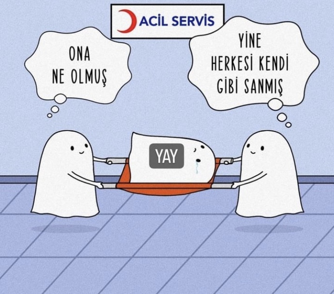 Bişey dicem herkesi kendiniz gibi sanma huyunuz var mı?