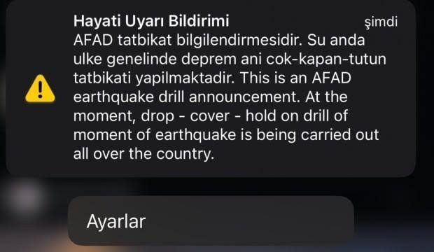 Deprem tatbikatında neler yaptınız?