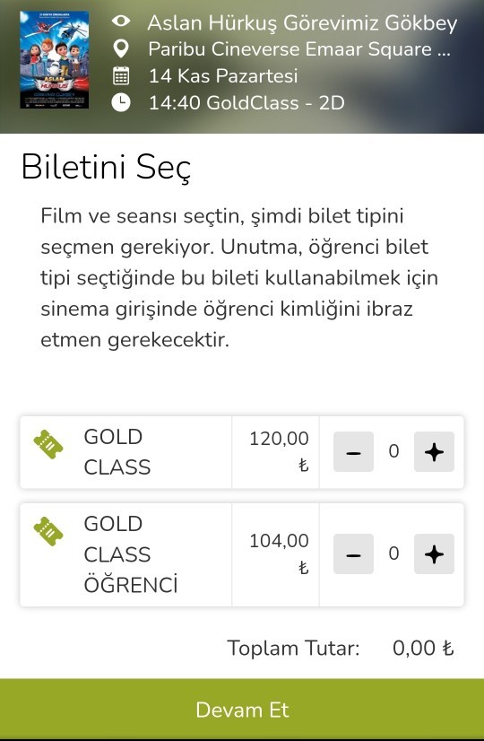 En son ne zaman tiyatro ve sinemaya gittin?
