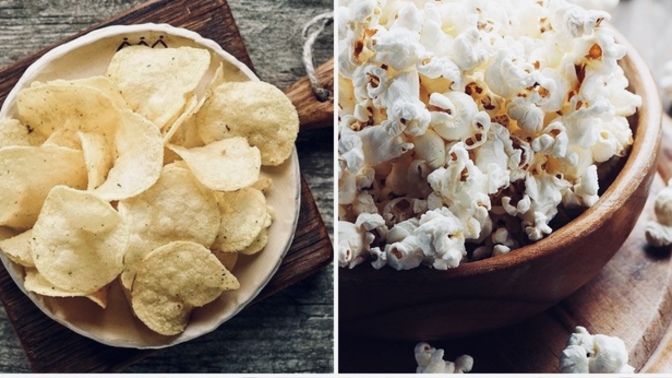 Patlamış mısır mı, cips mi?