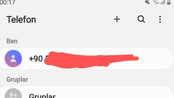 Telefonuda böyle bir şey oldu?