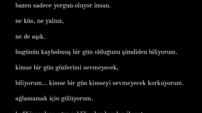 Bir şiir/söz paylaşır mısın?