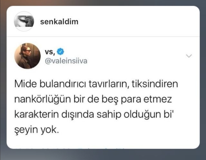 Boşanma aşamasındaki eş niye böyle bir şey paylaşır?