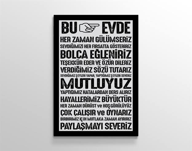 Evinizde yazılı bir kural var mı?