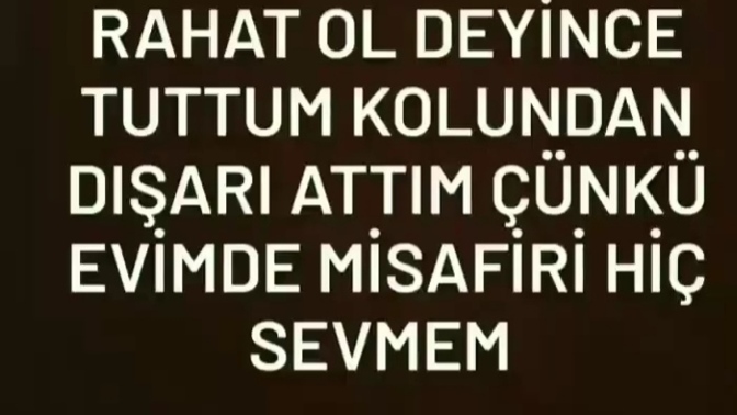 Misafirliğe gittiğinizde / ya da  geldiğinde yaşadığınız en ilginç şey neydi?