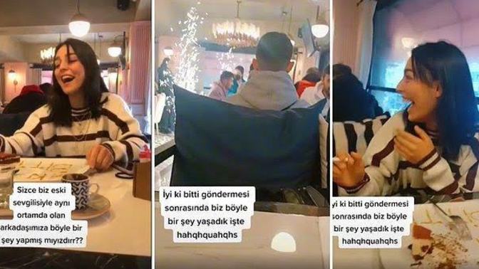 Gittiğiniz mekanda, eski sevgiliniz varsa orayı terk mi edersiniz yoksa takılmaya devam mı?