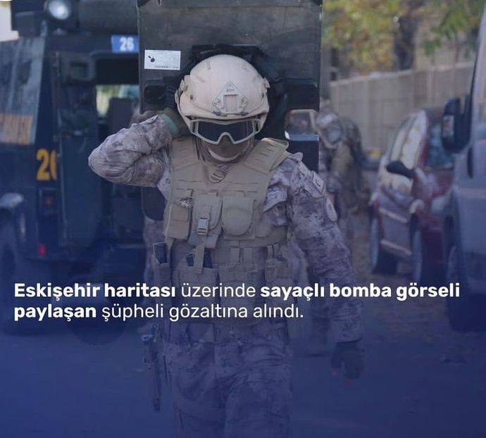 Eskişehir haritası üzerinde bomba paylaşımı yapılmış, sizce patlamaların devamı gelir mi?