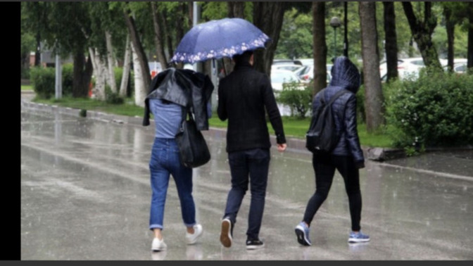 Neden insanlar kapalı bir alandan yağmur yağan alana çıkınca kafalarını eğerler?