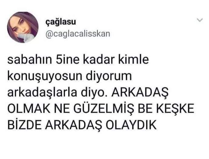 Arkadaşla konuşuyorum cümlesinde art niyet arar mısınız?