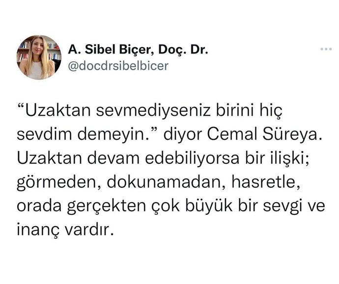 Siz hiç uzaktaki birini sevdiniz mi?