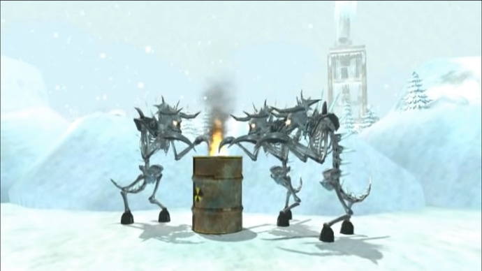 Serious Sam 2 Kleer Skeleton canlılarının soğuk havada ısındığı sahneyi örnek olarak versem yeterli olur diye düşünüyorum.