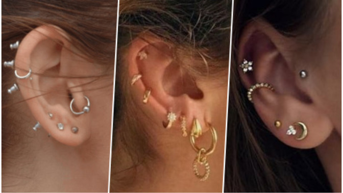 Kulakta 5-6 tane piercing veya küpeyi tatlı buluyor musunuz?