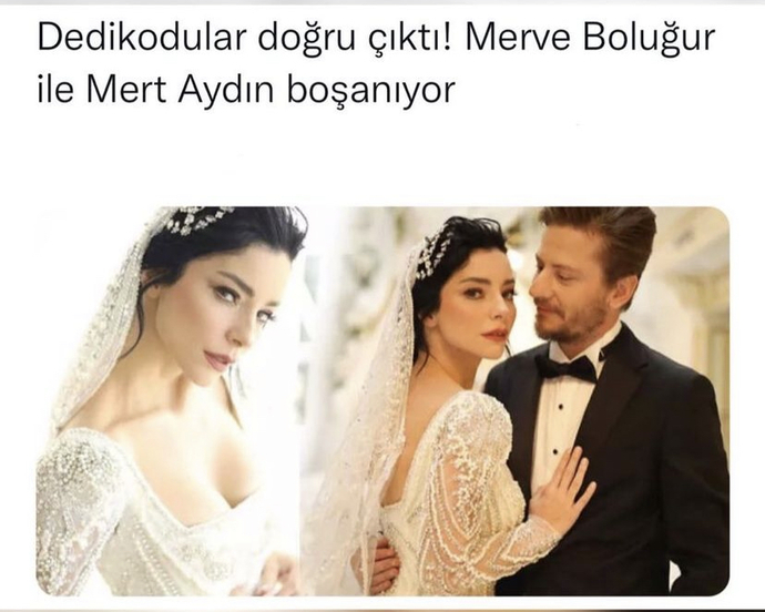 Hadise’den sonra, Merve Boluğur da boşanıyormuş. Evlenip, umduğunu bulamayıp boşanmaktan korkuyor musun?