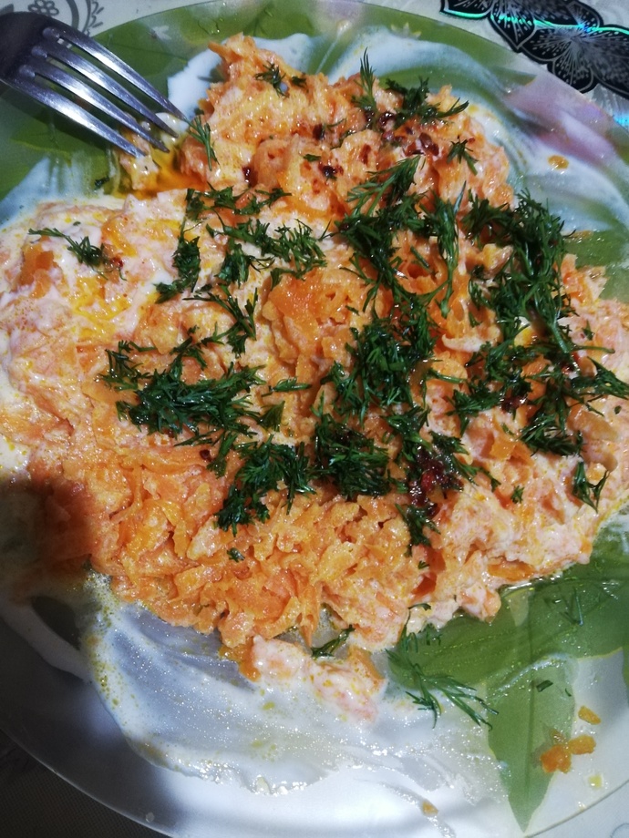 Havuç tarator yaptım. En sevdiğiniz meze nedir?