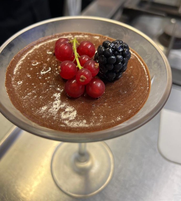 Chocolate Mousse yaptım, nasıl gözüküyor?