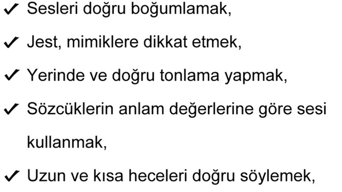 Evrensel diksiyon kurallarına dikkat ediyor musunuz?
