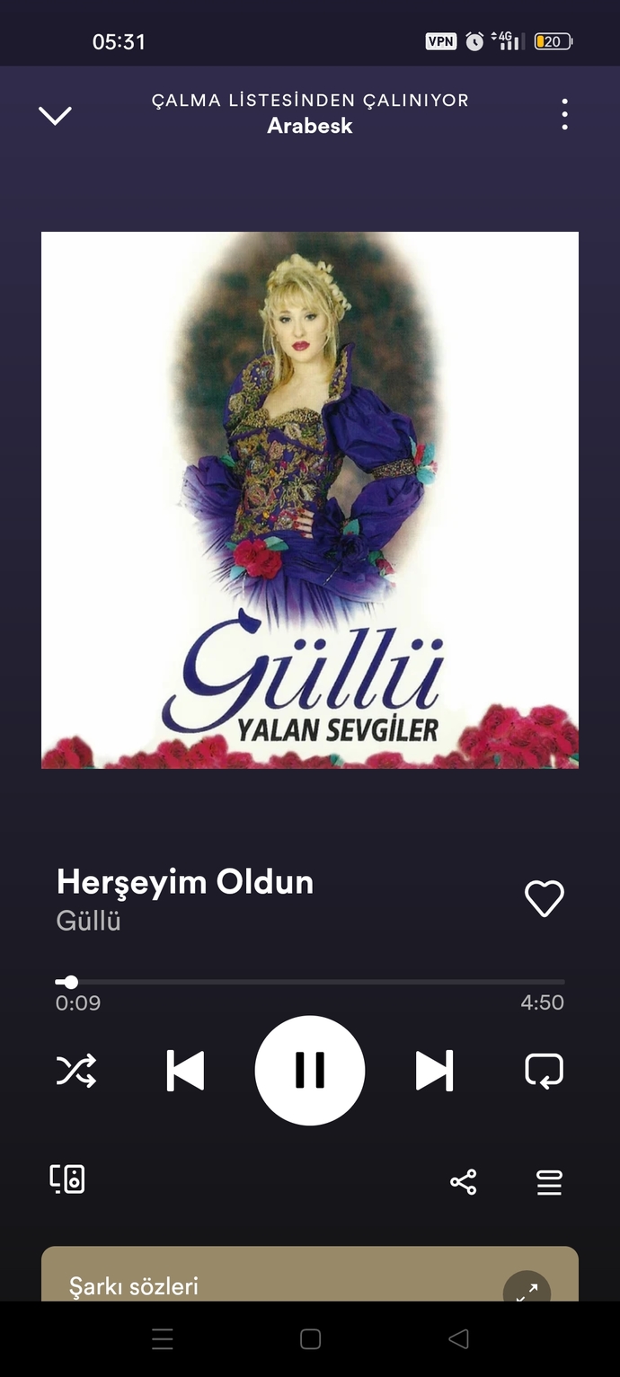 Son zamanlarda sizi alıp başka yerlere götüren bir şarkı var mı?