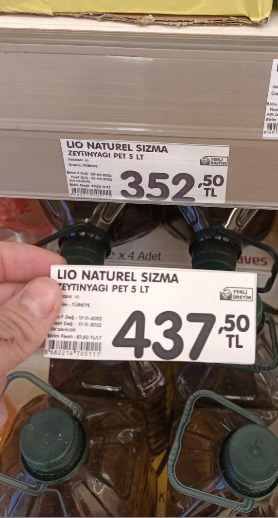 Zeytinyağına tek seferde 85 TL zam! Bu kadarı da fazla değil mi?