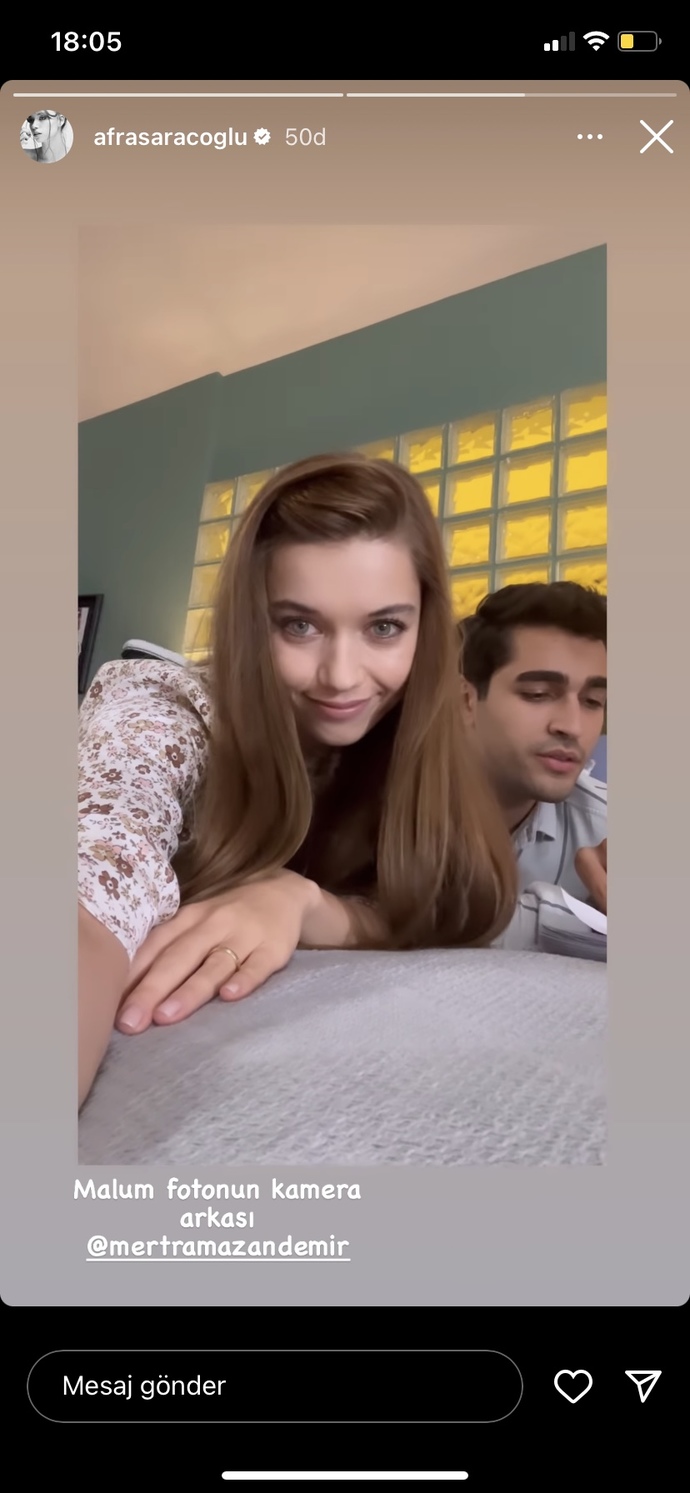 Sizce Afra Saraçoğlu da bu çocuğu beğeniyor mudur?
