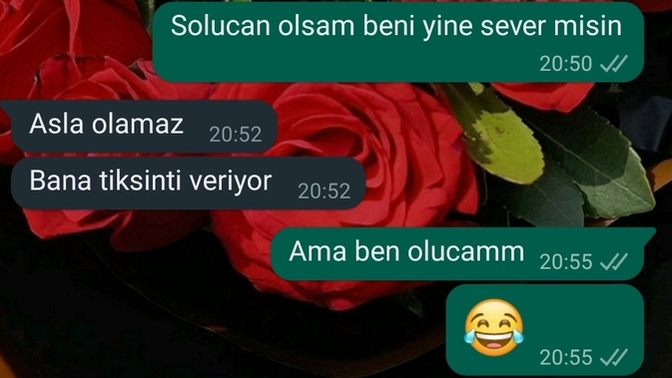 Yazmak isteyen her türlü yazıyor mu😂?