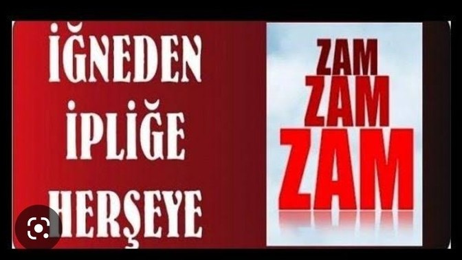 İğneden ipliğe her şeye zam geldi, bu zamlar ne olacak ülke ekonomisi çok kötü alım gücü çok düştü?