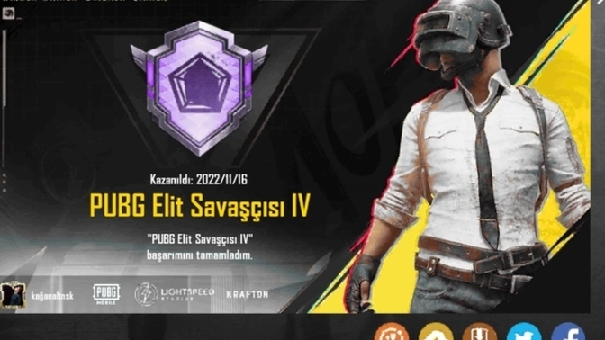 Elit savaşçı olduk pugbl mobil de artık alır mıyım bir hayırlı olsun?