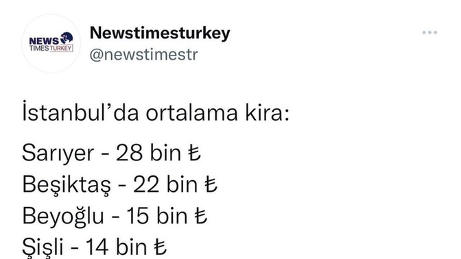 Bu kiralar da ne böyle! İstanbul'daki ortalama kiraları gördünüz mü?