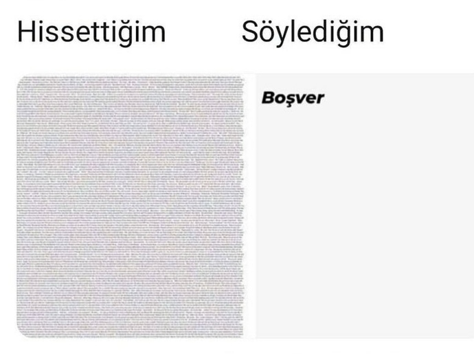 Sizi de boş ver kıvamına getirdiler mi?