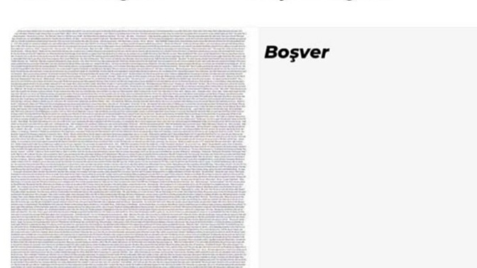 Sizi de boş ver kıvamına getirdiler mi?