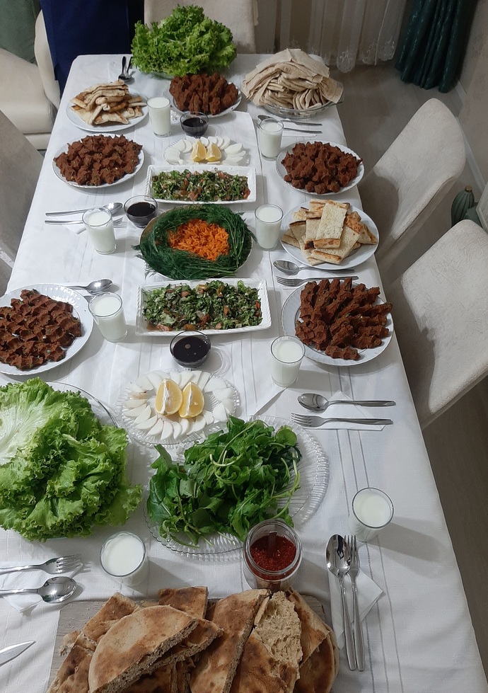 Tabii ki ben ve çaydan sonra yine ben ve çiğköfte 🔥😄
