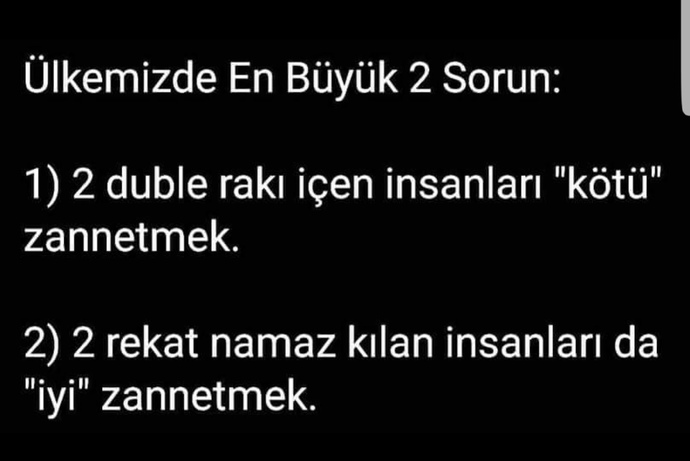 2 duble rakı içen kardeşim yatsıdan sonra garıya giden müslüman?