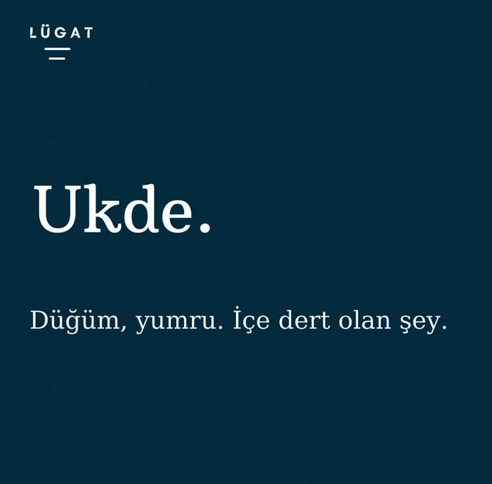 İçinde ukde kalan bir şey oldu mu?