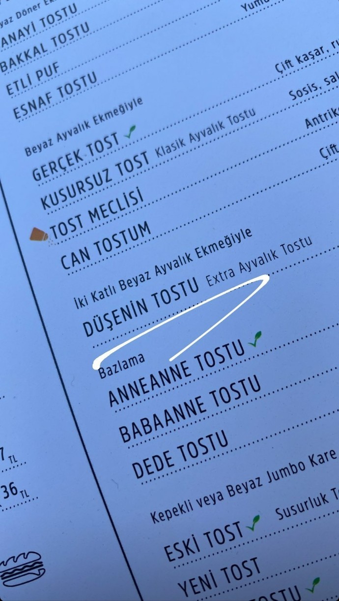 Tost yemeyi sever misiniz?