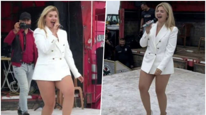 Sesiyle değil de bedeniyle öne çıkma çabası mı?