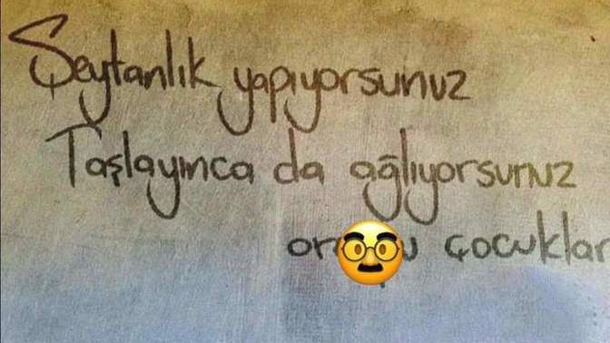 Etrafınızda şeytanlık yapan veya yaptığından şüphelendiğiniz kişiler var mı?