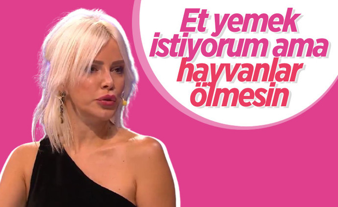 Ömür Gedik: Herkesin et yemesini istiyorum ama hayvanlar ölmesin dedi! Sizce bunun için ne yapmak lazım?