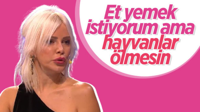 Ömür Gedik: "Herkesin et yemesini istiyorum ama hayvanlar ölmesin" dedi! Sizce bunun için ne yapmak lazım?