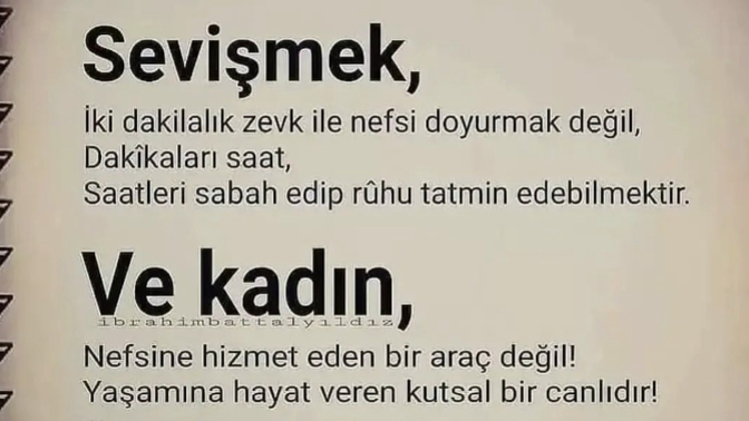 Sevişme/cinsellik denildiği zaman, kadın ve erkek arasındaki farklar nedir?