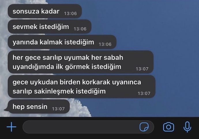 Sizce seviyor mu?