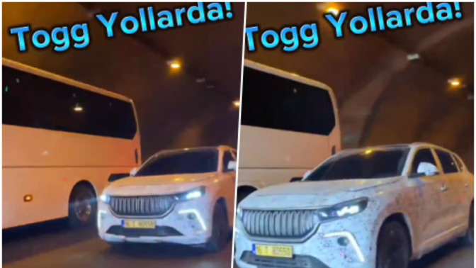 Yerli otomobil TOGG yollarda görüntülendi! Nasıl duruyor?