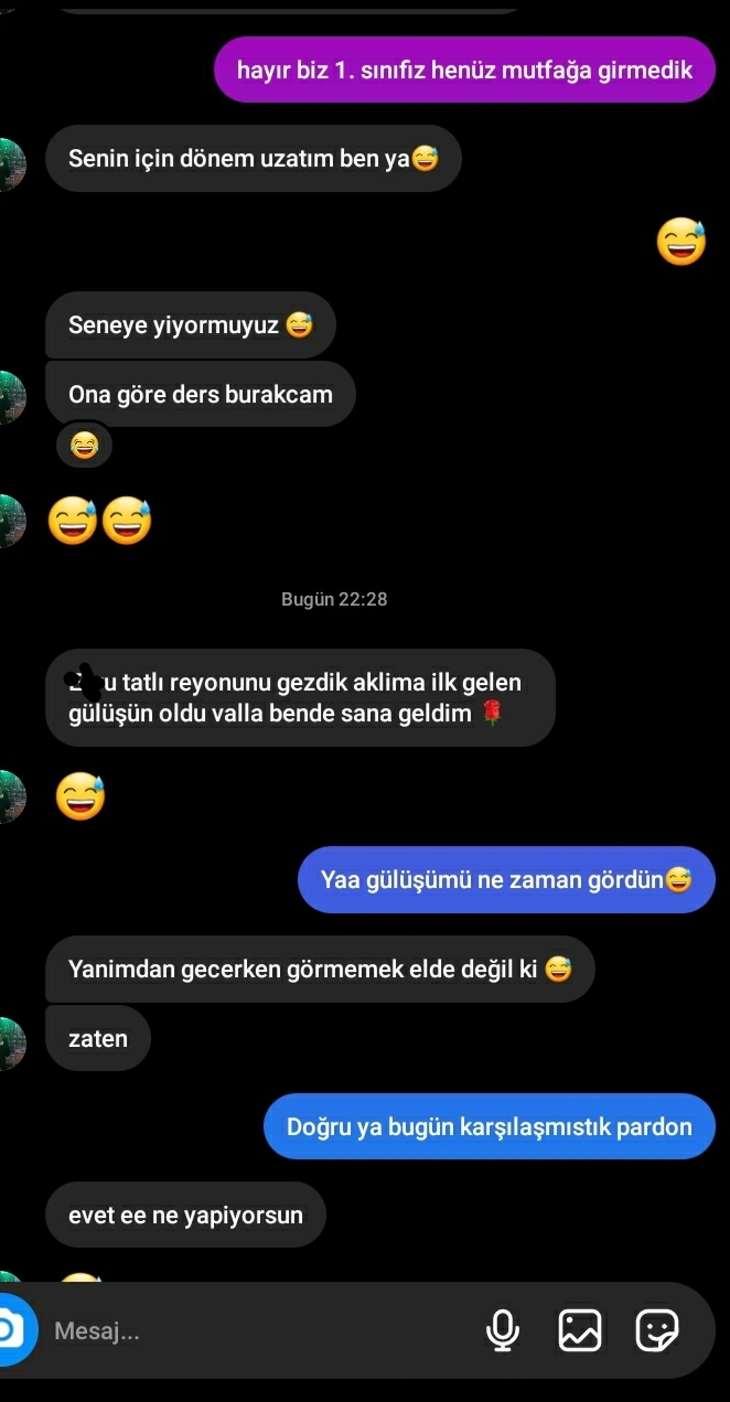 Uzun zaman sonra birinden etkilenmeye başladım😅fkck