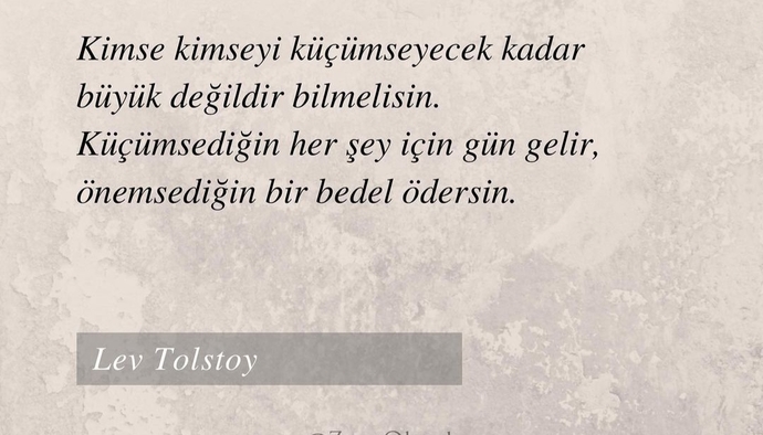 Küçümsemek kötü bir davranış olduğu halde saygı sınırı aşılmıyor mu?