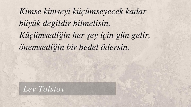 Küçümsemek kötü bir davranış olduğu halde saygı sınırı aşılmıyor mu?