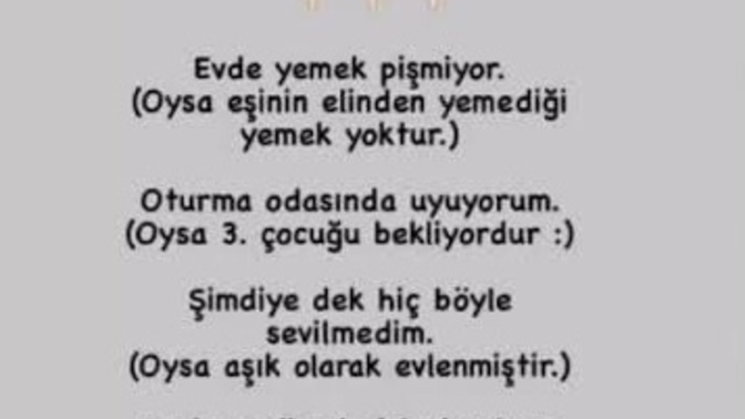 Evli erkek/kadın yalanları nelerdir?