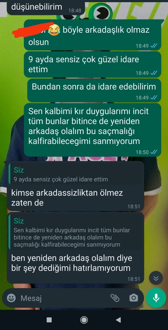 Bu konuşmadan ne çıkartmam gerekiyor sizce, sırf İstanbulda oturduğum için kullanıldığımı düşünüyorum şu an?
