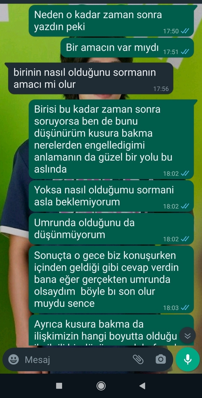 Bu konuşmadan ne çıkartmam gerekiyor sizce, sırf İstanbulda oturduğum için kullanıldığımı düşünüyorum şu an?