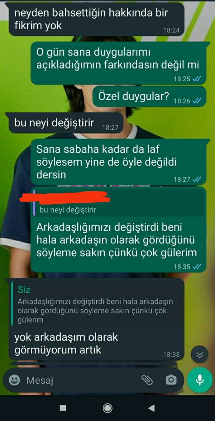 Bu konuşmadan ne çıkartmam gerekiyor sizce, sırf İstanbulda oturduğum için kullanıldığımı düşünüyorum şu an?
